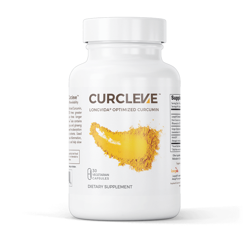 Bottle of Longvida Optimized Curcumin