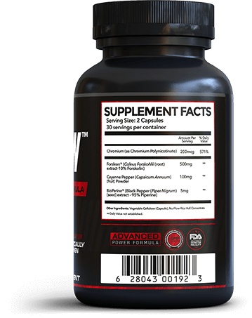 Calmlean Supplement Facts