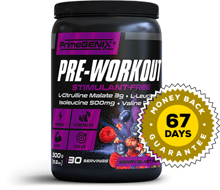PrimeGenix Pre-Workout 67 Day Guarantee
