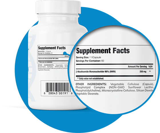 Liposomal NMN Supplement Facts