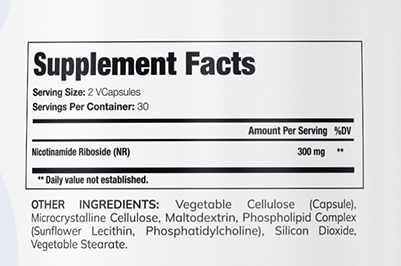 Nicotinamide Riboside Supplement Facts