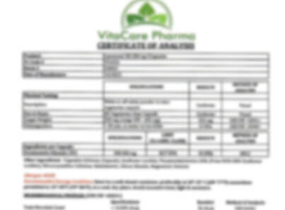 Nicotinamide Riboside Certificate of Analysis