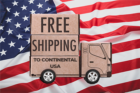 Free Shipping to continental USA