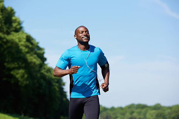 a man running