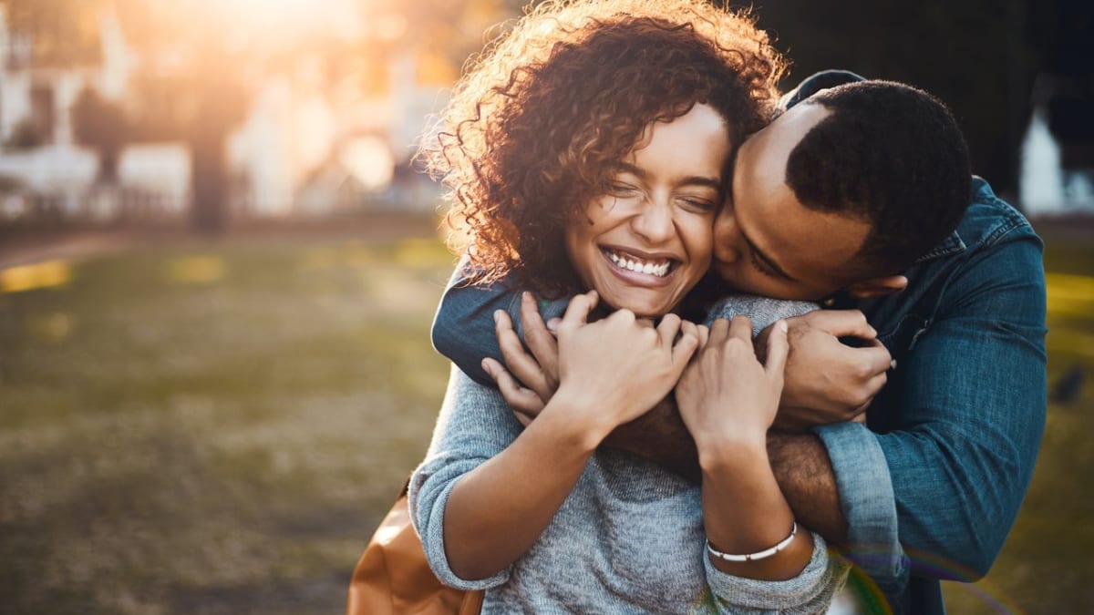 a picture of couple who take tongkat ali smiling