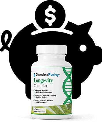 GenuinePurity Longevity Complex piggy bank