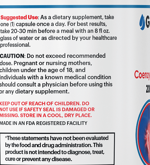 GenuinePurity® CoQ10