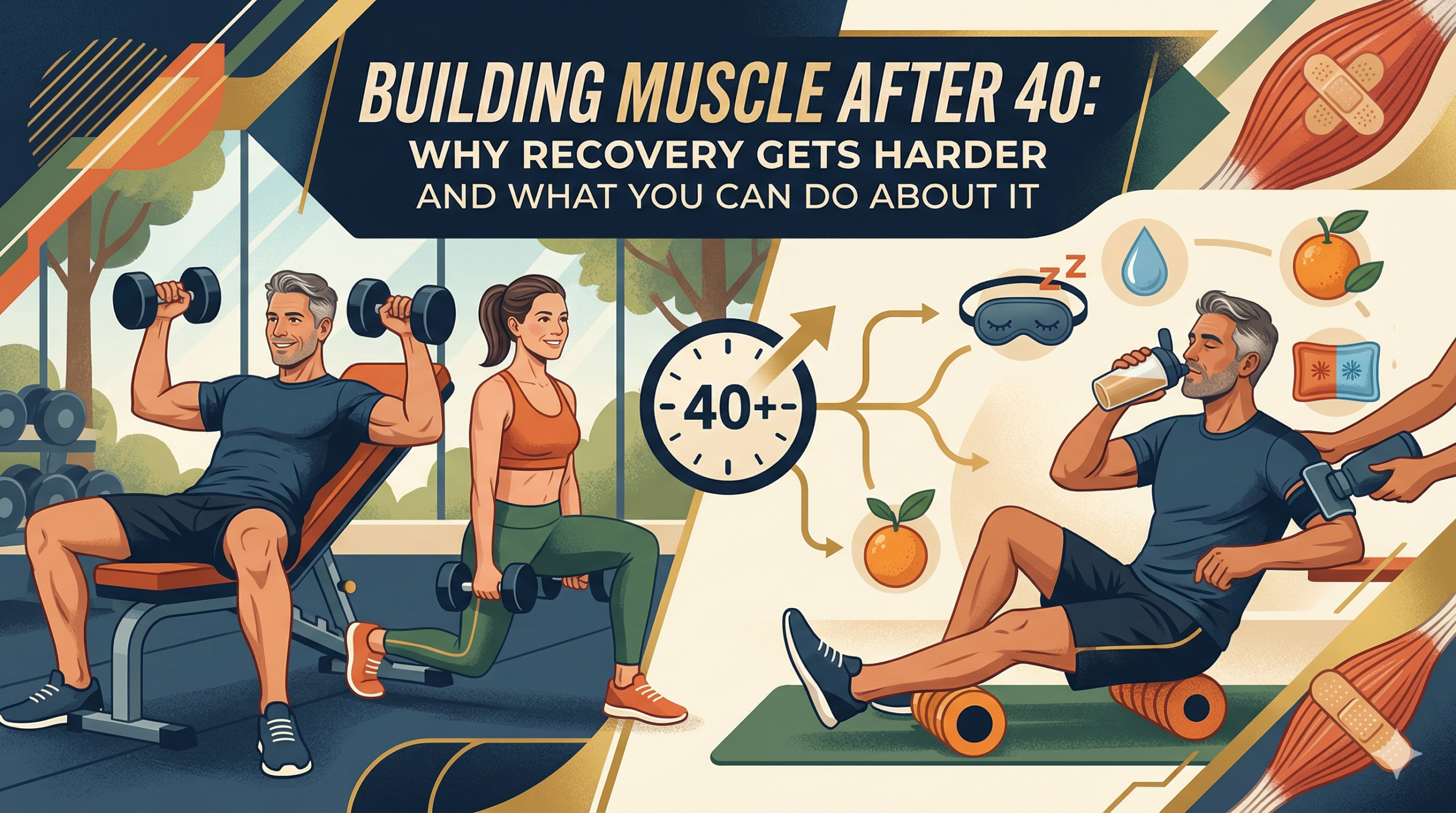 Building Muscle After 40: Why Recovery Gets Harder and What You Can Do About It