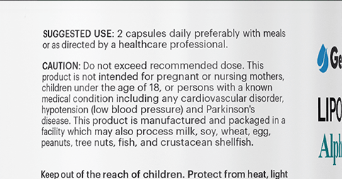 Suggested Use