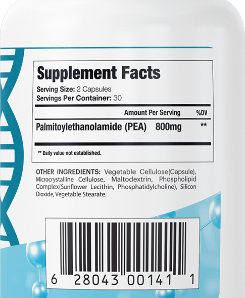 GenuinePurity PEA Supplement Facts