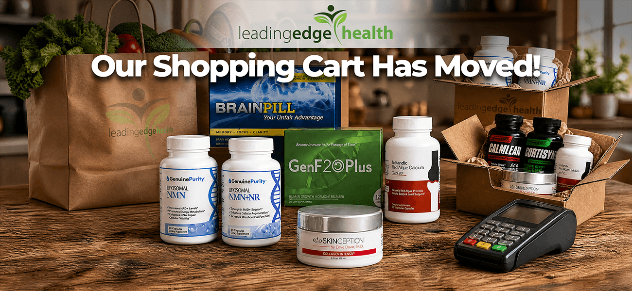 Leading Edge Health products available through our new shopping cart
