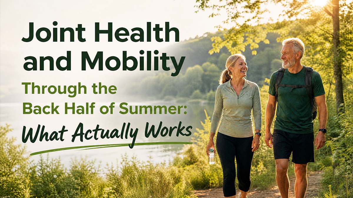 Joint Health and Mobility Through the Back Half of Summer: What Actually Works