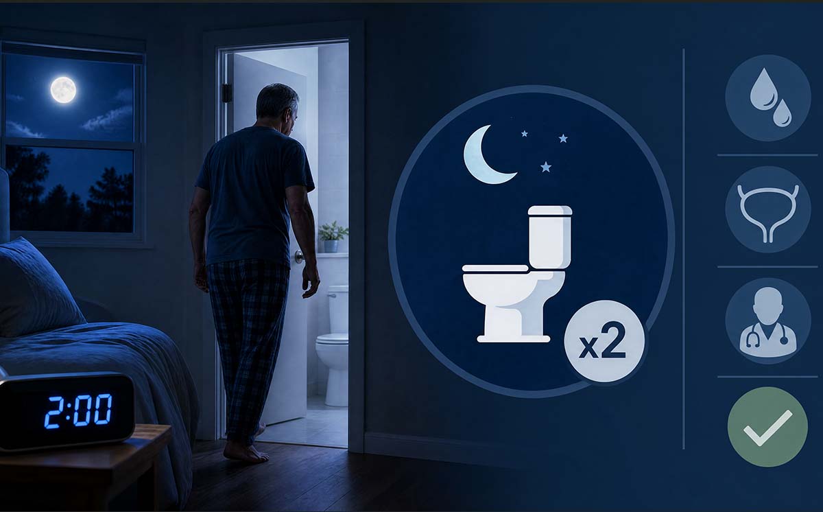 Waking Up Twice a Night to Pee: What It Means and When It’s Worth Acting On